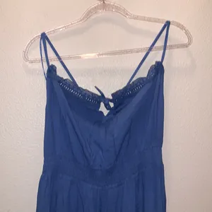 NWT O’Neill Malia XL blue strappy lightweight jumpsuit thumbnail 2