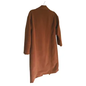 Greylin Anthropologie Brushed Wool Long OverCoat Womens XS Brown Quiet Luxury thumbnail 11