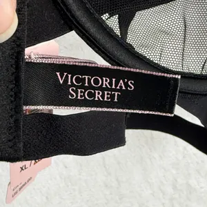 Victorias Secret Very Sexy‎ Black Butterfly Mesh Strappy Low Cut Demi Bra XL NEW thumbnail 5