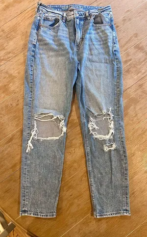 American Eagle Strigid Mom Jeans, 8 thumbnail 1