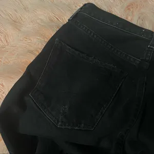Agolde Black Wash Jeans - Cherie High Rise thumbnail 7