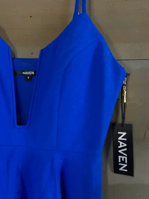 Royal Blue Dress thumbnail 2