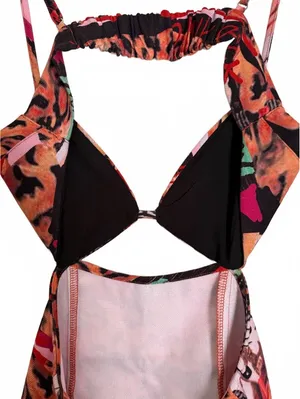 Princess Polly Cutout Mini Dress Size 4 Sleeveless Retro City Chic Punk Summer thumbnail 4
