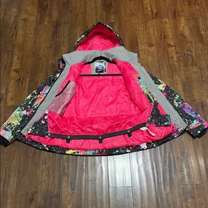 GSOU SNOW Paint Splatter Snowboarding Insulated Jacket Size XS Regular Fit NWOT thumbnail 16