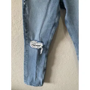 Agolde Women's Blue Distressed Boho Jeans Size 24 thumbnail 3