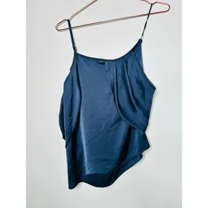 RAMY BROOK Dark Blue Thin Strap Off Shoulder Blouse Top Size Small thumbnail 3