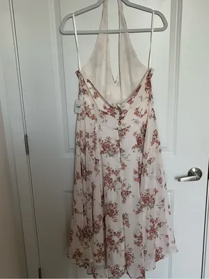 NEW Altar’d State Floral Halter Midi/Maxi Dress Size XL NWT thumbnail 7