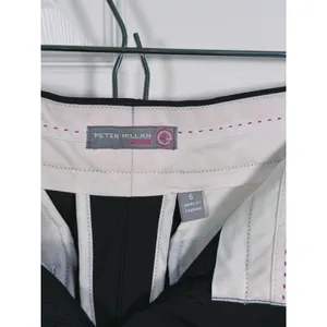 Peter Millar Womens Wicking Golf Pants Size 6 Black Country Club Preppy Sporty thumbnail 6