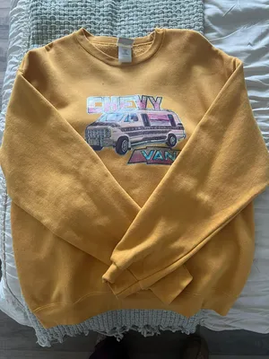 Vintage Crewneck Yellow Size L thumbnail 1