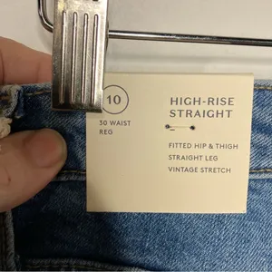Universal Threads high rise‎ straight leg jeans vintage stretch size 30 thumbnail 7