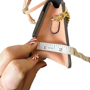 Kate Spade New York Knott‎ Pebbled Leather Flap Crossbody Bag Pink Chain Detail thumbnail 9