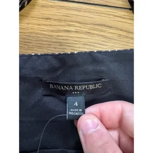 Banana Republic Polyester‎ Size 4 Tank Top Lightweight Brown Spagetti Straps NWT thumbnail 3