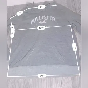 HOLLISTER Y2K Women’s Long Sleeve Embroidered Hoodie thumbnail 6