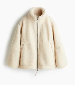 Loose Fit Teddy Jacket thumbnail 2