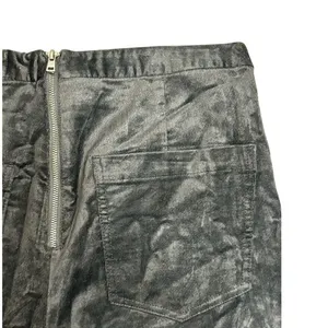 Lulus Pants Sz M Black‎ Velvet Touch Cropped Ankle Pants Indie Alternative thumbnail 4