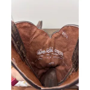 Dan Post Womens Distressed Brown Leather Western Cowboy Boots DP2369 Size 9M thumbnail 9
