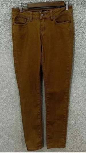 prAna Skinny Pants Vintage Y2K Brown 2/26 Low Rise‎ Indie Sleaze Streetwear thumbnail 1
