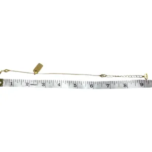 Christian Dior Gold Tone Red Dior Enamel Tag Charm Bracelet thumbnail 9