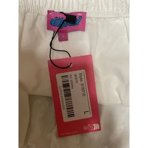 NEW Edikted White Floral Eyelet Embroidered Low Waist Mini Flared A-Line Skirt L thumbnail 4
