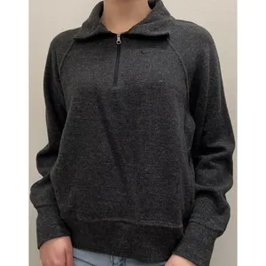 [Nike] Charcoal Heathered Gray Therma-FIT 1/2 Zip Pullover Training Top Sz Large thumbnail 12