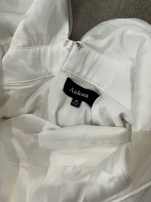 Aakaa White Tulle Jumpsuit thumbnail 6
