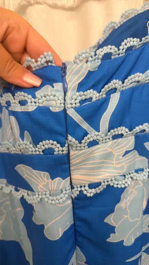 Vestique Blue Dress Floral thumbnail 4