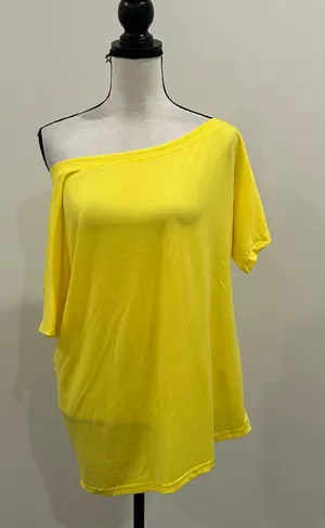 Shein Off the Shoulder Tee thumbnail 1