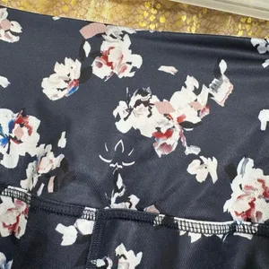 Beyond Yoga Navy Blue Olympus Impressionist High Waisted Leggings Medium thumbnail 8