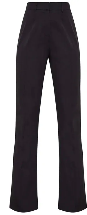 Pretty Little Thing Black Wide Leg High Waist Pants thumbnail 4