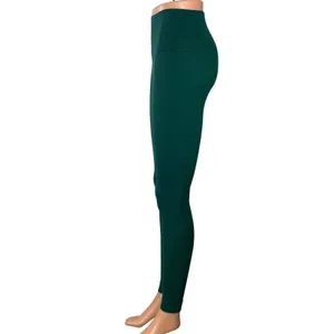 Set Active Women's Green High Rise Yoga Workout Athletic Leggings Pants Size S thumbnail 2