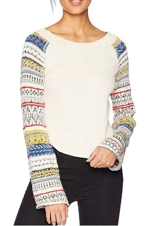 Free People Fairground Thermal Sweater Top thumbnail 2