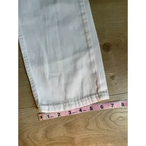 Women's Everlance The Summer Jean white straight leg jeans 100% cotton size 28 thumbnail 5