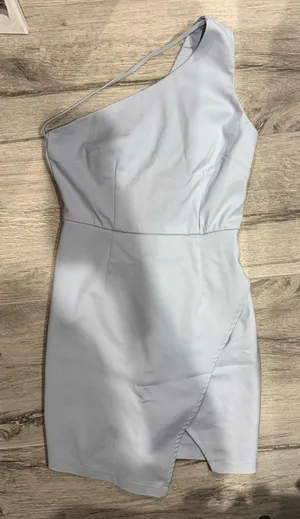 superdown Dusty Blue Molly Dress One-Shoulder thumbnail 1