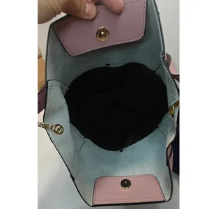 Baby Pink leather Tote by Bostatent thumbnail 7