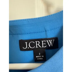 J.Crew Blue Sheath dress in four-season‎ stretch size 2 thumbnail 3