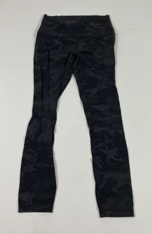Lululemon Leggings Womens 10 Black Incognito Camo High Rise‎ Yoga Athletic Pants thumbnail 1