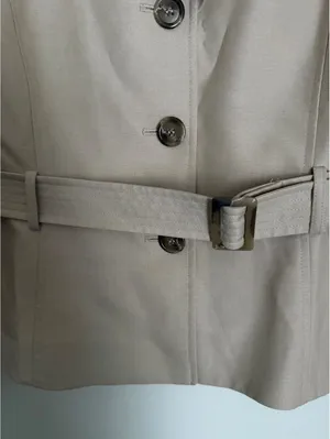 Tahari Arthur S Levine Women's Safari Inspired Jacket Size 10 Khaki City Chic thumbnail 4