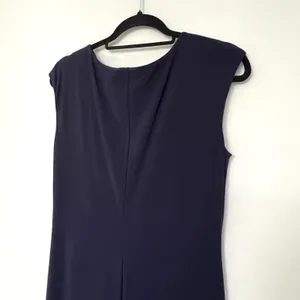 Lauren Navy Blue Stretchy Classic Dress thumbnail 9