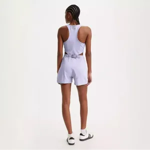 LEVI’S Rydon Cutout Romper in Dusty Persian Violet NWT thumbnail 2