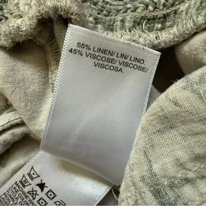 Lucky Brand Joggers Floral Tropical Pull On Small Khaki Green thumbnail 6