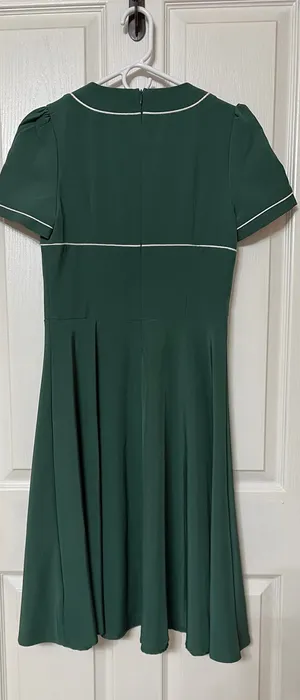 Vintage Green Dress Size M thumbnail 1