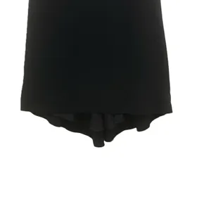 Badgley Mischka Formal Gown 10 Black White Beaded Silk Pearl High Low Maxi thumbnail 12