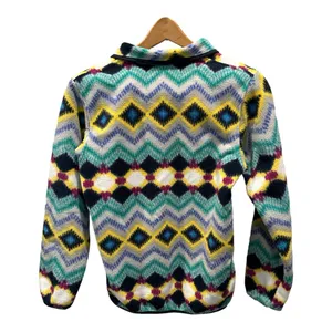 Patagonia Jacket Womens XS Synchilla Snap T Fleece Pullover Aztec Tribal‎ thumbnail 3