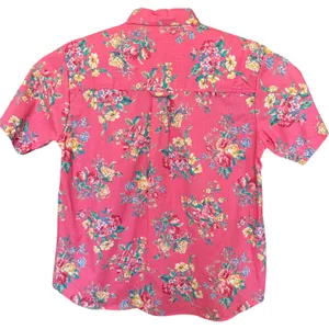 Vintage Shabby Chic Floral Button Down Shirt M Grannycore Cottagecore Artsy‎ thumbnail 4