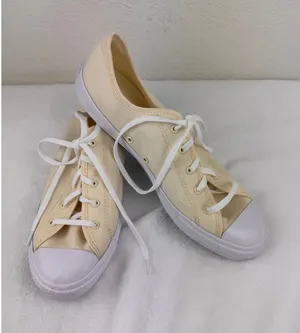 Converse Chuck Taylor All Star Dainty Festival Size‎ 9 Light Yellow Canvas thumbnail 1