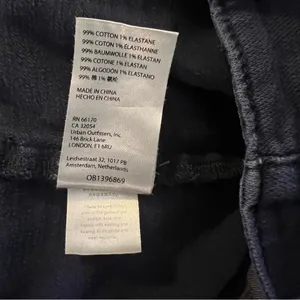 PILCRO THE LETTERPRESS Wide Leg Blue Pants Exposed Buttons Women’s Size 28 thumbnail 10