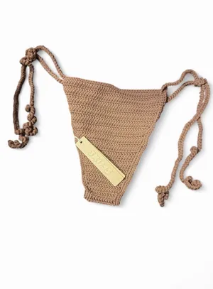 SKIMS Crochet swim tie bikini bottom thumbnail 4