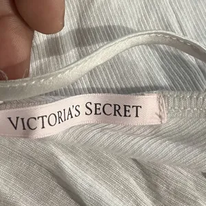 Victoria's Secret Y2K Style Lace Trim Ribbed Slip Dress Intimates Lingerie Nigh thumbnail 3