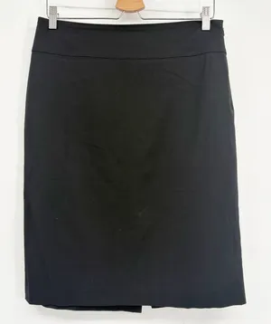 Burberry London Womens Black Wool Blend Professional Career Pencil Skirt Size 10 thumbnail 1