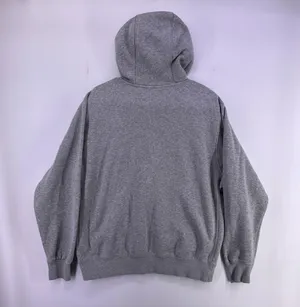Vintage Nike Light Gray Hoodie White Logo Size Medium thumbnail 10